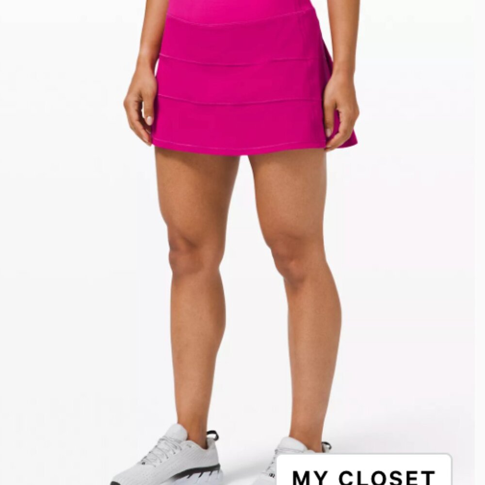 Pace Rival Mid-Rise Skirt *Long - Raspberry Pink